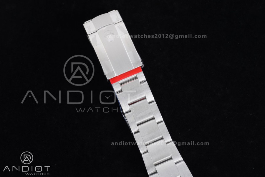 Oyster Perpetual 124300 41mm VSF 1:1 Best Edition 904L Steel Red Dial DD3230 V2