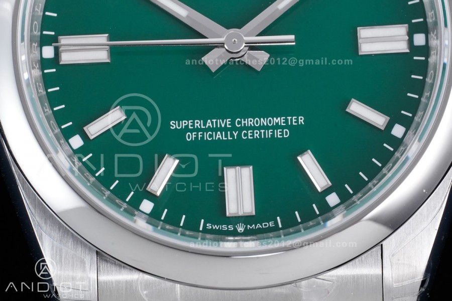 Oyster Perpetual 126000 36mm VSF 1:1 Best Edition 904L Steel Green Dial DD3230 V2