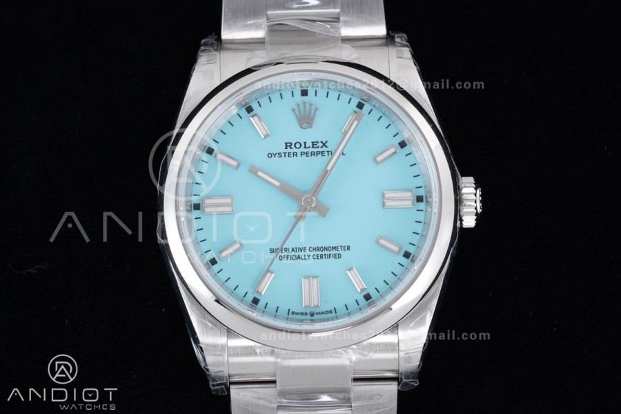 Oyster Perpetual 126000 36mm VSF 1:1 Best Edition 904L Steel Tiffany Blue Dial DD3230 V2