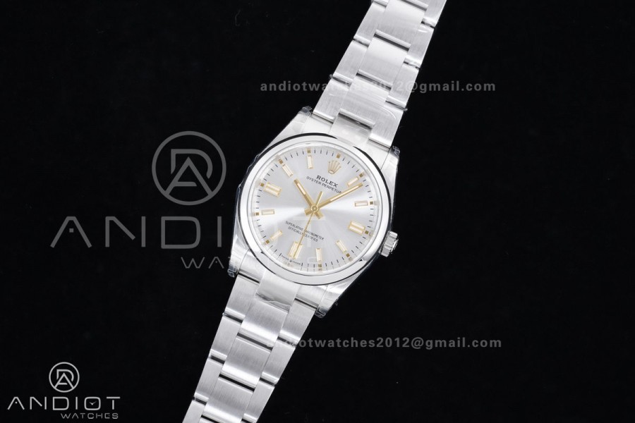 Oyster Perpetual 126000 36mm VSF 1:1 Best Edition 904L Steel Silver Dial DD3230 V2