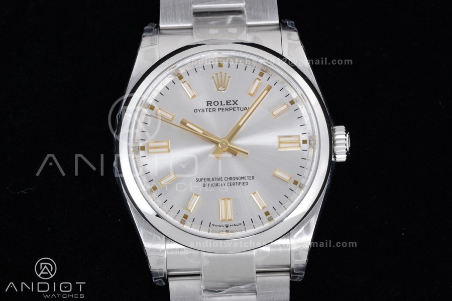 Oyster Perpetual 126000 36mm VSF 1:1 Best Edition 904L Steel Silver Dial DD3230 V2