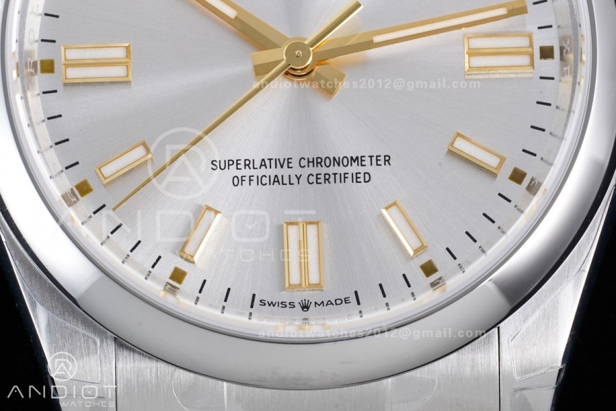 Oyster Perpetual 126000 36mm VSF 1:1 Best Edition 904L Steel Silver Dial DD3230 V2