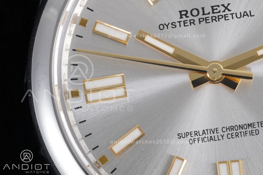 Oyster Perpetual 124300 41mm VSF 1:1 Best Edition 904L Steel Silver Dial DD3230 V2