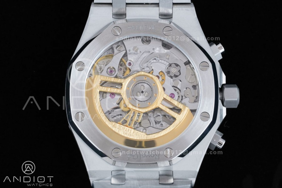 Royal Oak Chrono 26240 SS APSF 1:1 Best Edition Green Dial on SS Bracelet SA4401 Super Clone
