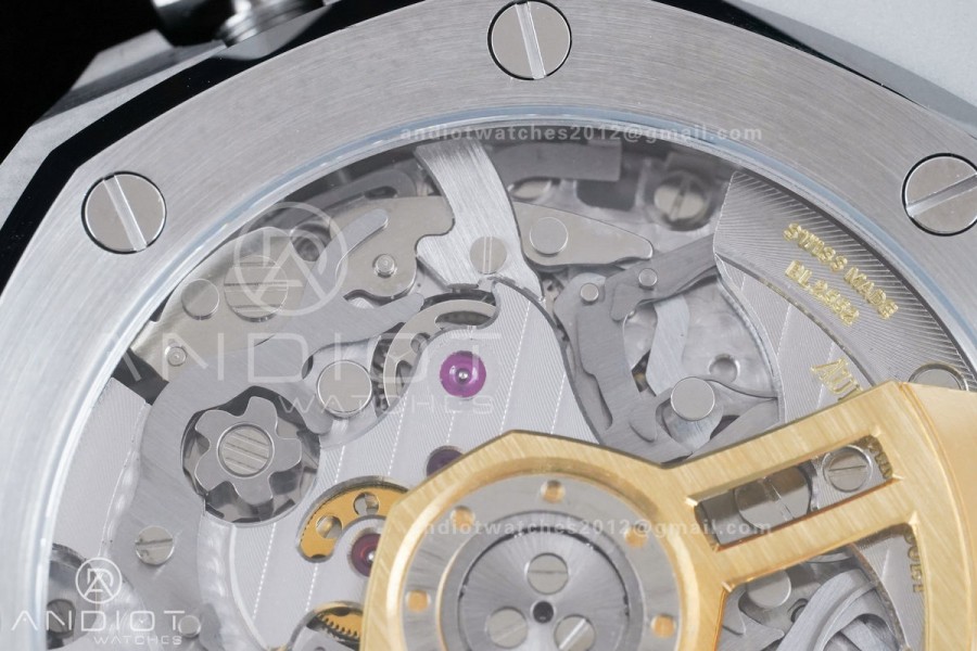 Royal Oak Chrono 26240 SS APSF 1:1 Best Edition Green Dial on SS Bracelet SA4401 Super Clone