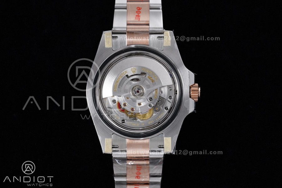 GMT Master II 126711 CHNR 904L SS ARF 1:1 Best Edition on SS/RG Bracelet New SH3285 V2 (Gain Weight)