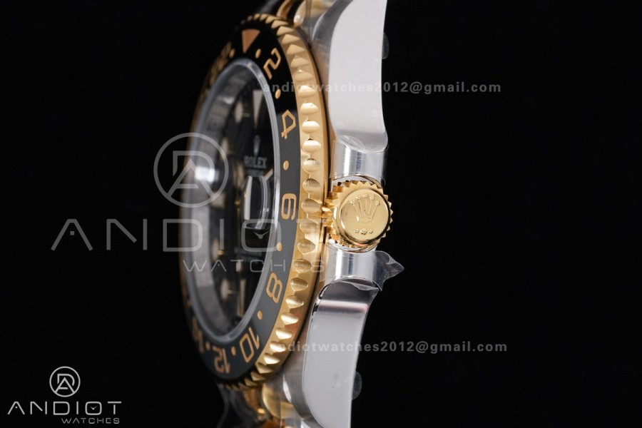 GMT-Master II 126713 GRNR ARF 1:1 Best Edition on Black Dial SS/YG Bracelet Super Clone New SH3285 CHS (Gain Weight)