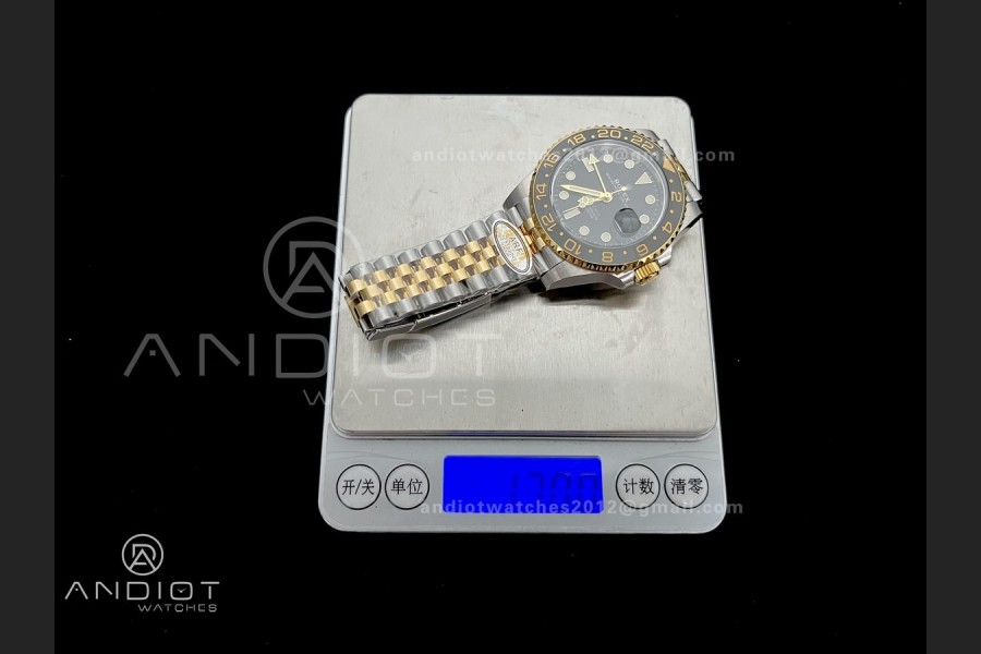 GMT-Master II 126713 GRNR ARF 1:1 Best Edition on Black Dial SS/YG Bracelet Super Clone New SH3285 CHS (Gain Weight)
