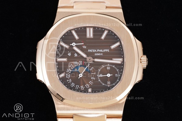 Nautilus 5712 RG PPF 1:1 Best Edition Brown Dial o...