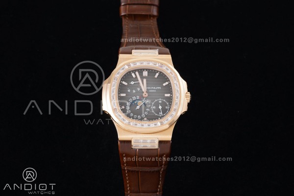 Nautilus 5712 RG PPF 1:1 Best Edition Gray Dial on...