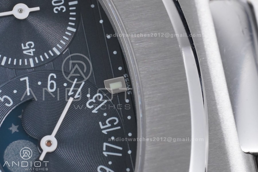 Nautilus 5712 SS PPF 1:1 Best Edition Blue Dial on SS Bracelet PPF240 Super Clone V4