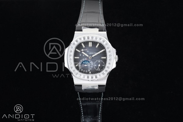 Nautilus 5712 Full Diamonds SS PPF 1:1 Best Editio...