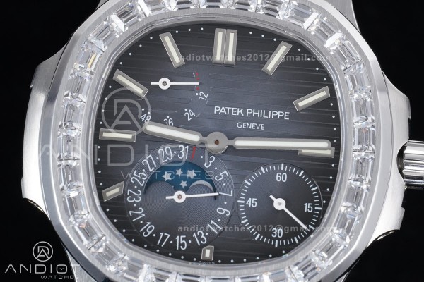 Nautilus 5712 Full Diamonds SS PPF 1:1 Best Editio...