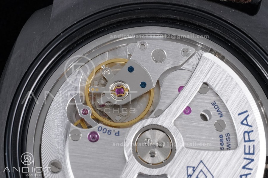 PAM1513 Submersible 44mm VSF 1:1 Best Edition Gray Ombre Dial on Camouflage Strap P900
