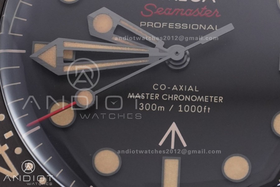 Seamaster 300 "No Time to Die" Limited Edition VSF 1:1 Best Edition on Titanium Mesh Bracelet SA8806 Super Clone V6