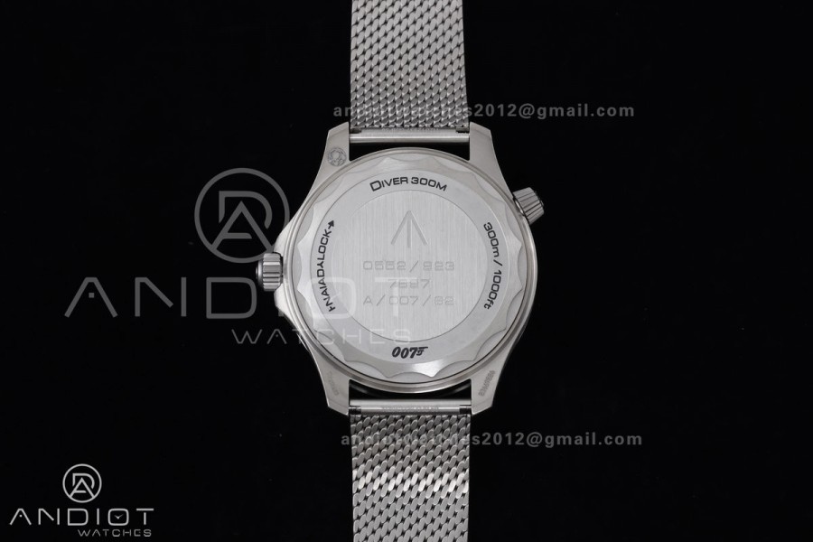Seamaster 300 "No Time to Die" Limited Edition VSF 1:1 Best Edition on Titanium Mesh Bracelet SA8806 Super Clone V6