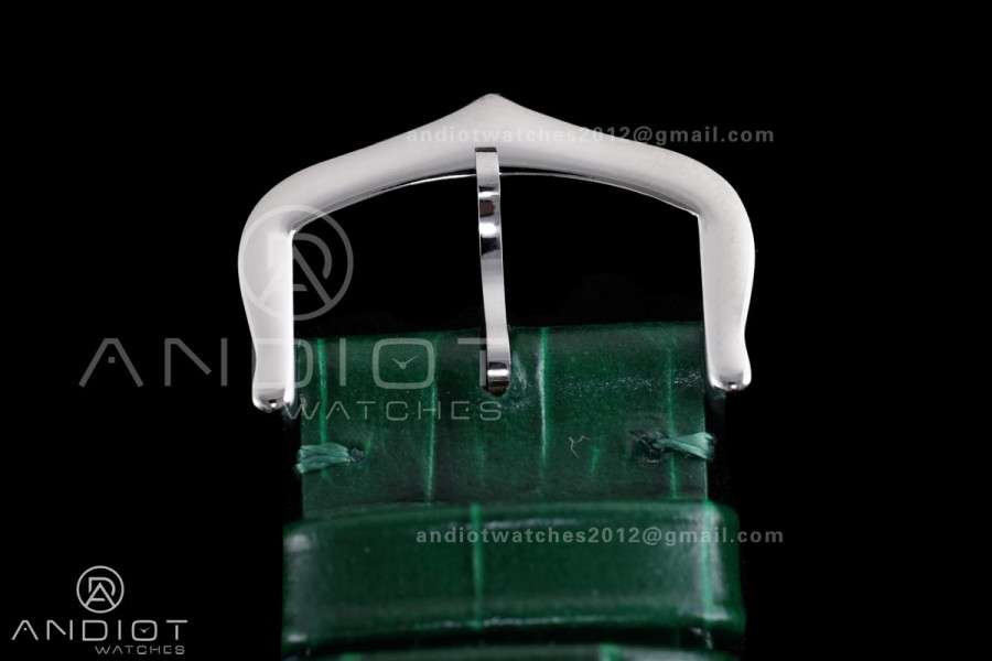 Tank Must 25.5mm AF SS Best Edition Green Dial On Green Leather Ronda Quartz