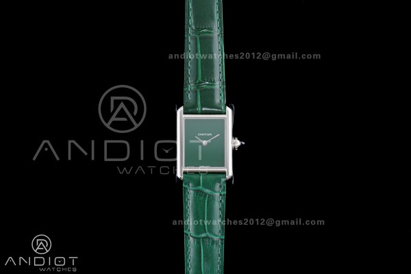 Tank Must 22mm AF SS Best Edition Green Dial On Gr...