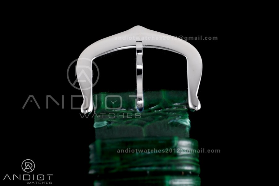 Tank Must 22mm AF SS Best Edition Green Dial On Green Leather Ronda Quartz