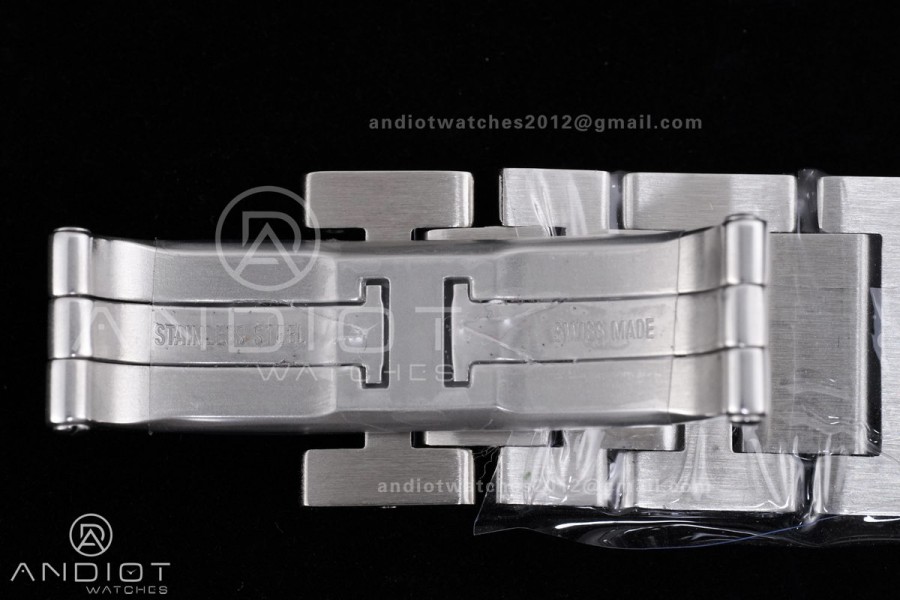 Tank Must SS 25.5mm AF 1:1 Best Edition White Dial on SS Bracelet Ronda Quartz