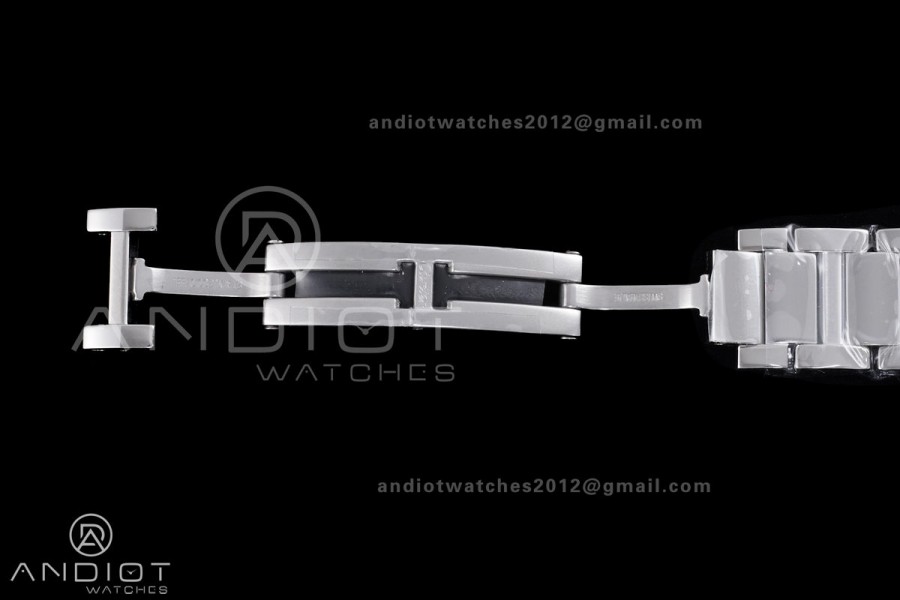 Tank Must SS 22mm AF 1:1 Best Edition White Dial on SS Bracelet Ronda Quartz