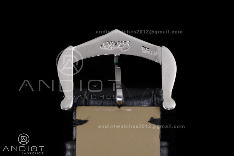 Tank Must 22mm SS AF Best Edition Black Dial On Black Leather Ronda Quartz