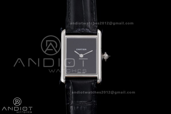 Tank Must 22mm SS AF Best Edition Black Dial On Bl...