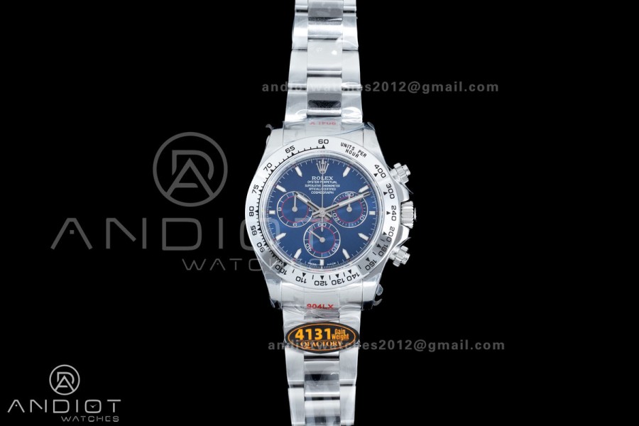 2025 Daytona 126509 QF 1:1 Best Edition Blue Dial on SS Bracelet QF4131 V6 (Gain Weight)