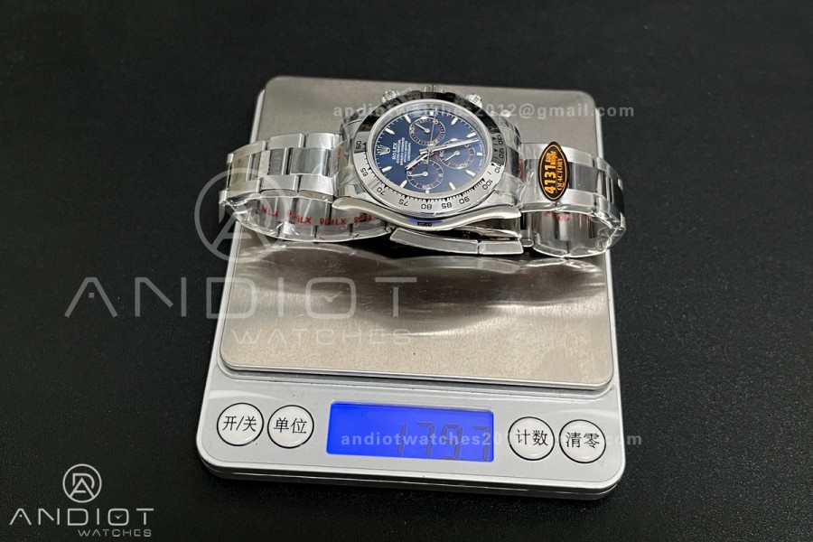 2025 Daytona 126509 QF 1:1 Best Edition Blue Dial on SS Bracelet QF4131 V6 (Gain Weight)