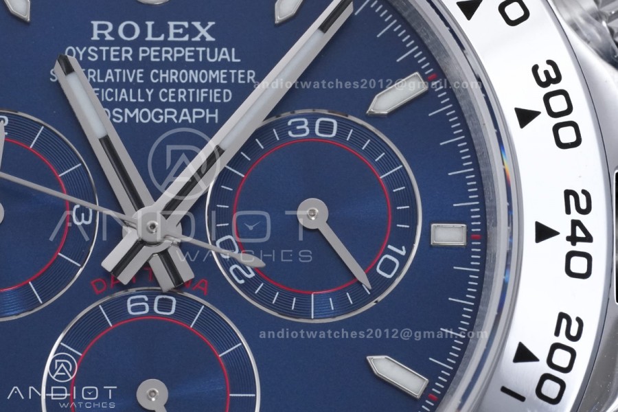 2025 Daytona 126509 QF 1:1 Best Edition Blue Dial on SS Bracelet QF4131 V6 (Gain Weight)