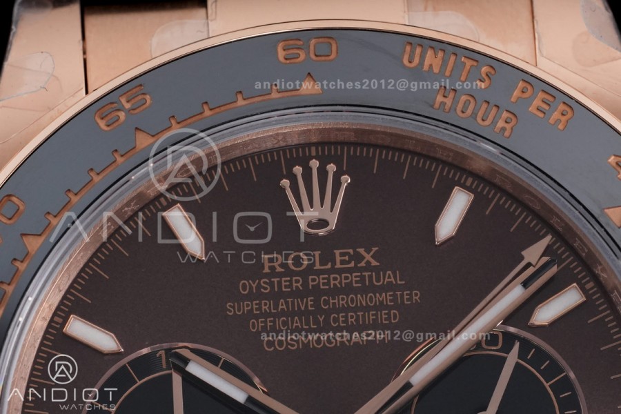 2025 Daytona 126515 QF 1:1 Best Edition Chocolate Dial on Oysterflex Strap QF4131 V10 (Gain Weight)