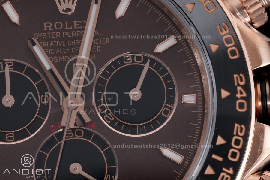 2025 Daytona 126515 QF 1:1 Best Edition Chocolate Dial on Oysterflex Strap QF4131 V10 (Gain Weight)