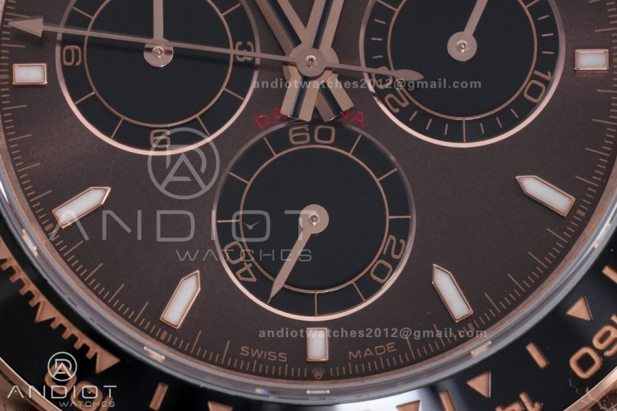 2025 Daytona 126515 QF 1:1 Best Edition Chocolate Dial on Oysterflex Strap QF4131 V10 (Gain Weight)