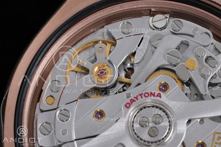 2025 Daytona 126505 QF 1:1 Best Edition Chocolate Dial on RG Bracelet QF4131 V6 (Gain Weight)