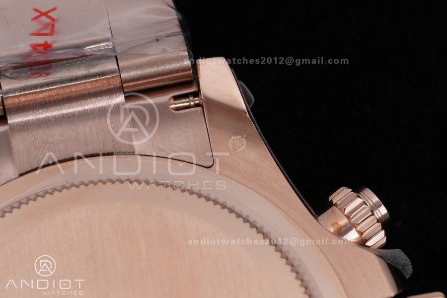 2025 Daytona 126505 QF 1:1 Best Edition Chocolate Dial on RG Bracelet QF4131 V6 (Gain Weight)