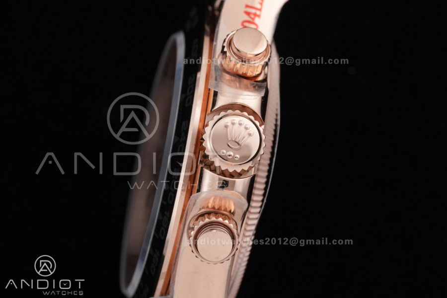 2025 Daytona 126505 QF 1:1 Best Edition Chocolate Dial on RG Bracelet QF4131 V6 (Gain Weight)