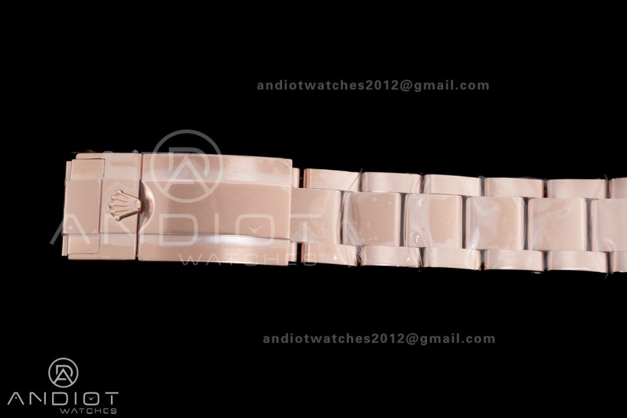 2025 Daytona 126505 QF 1:1 Best Edition Chocolate Dial on RG Bracelet QF4131 V6 (Gain Weight)