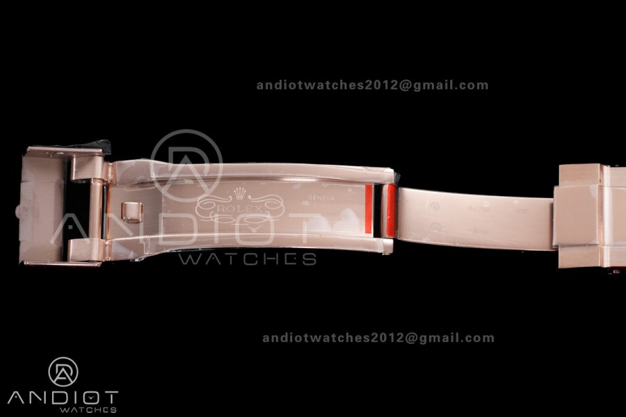 2025 Daytona 126505 QF 1:1 Best Edition Chocolate Dial on RG Bracelet QF4131 V6 (Gain Weight)