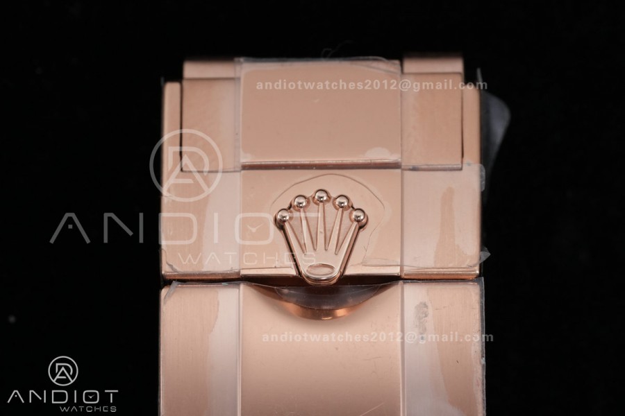 2025 Daytona 126505 QF 1:1 Best Edition Chocolate Dial on RG Bracelet QF4131 V6 (Gain Weight)