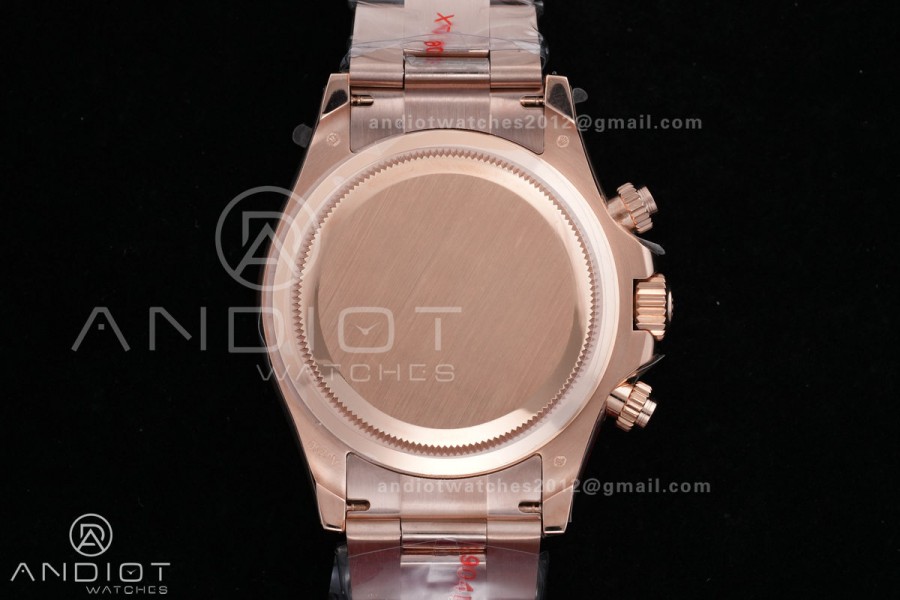 2025 Daytona 126505 QF 1:1 Best Edition Chocolate Dial on RG Bracelet QF4131 V6 (Gain Weight)