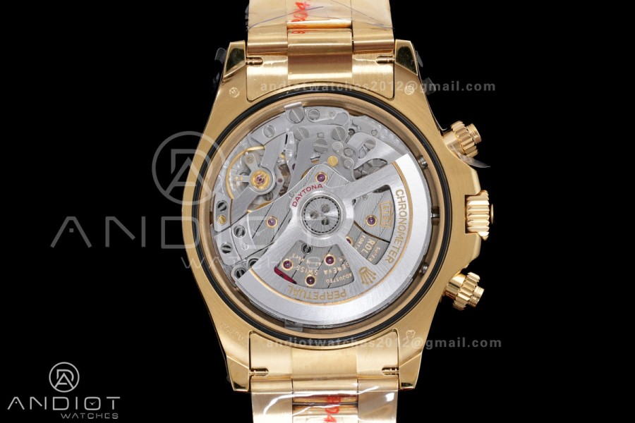 2025 Daytona 126508 QF 1:1 Best Edition Green/YG Dial on YG Bracelet QF4131 V6 (Gain Weight)