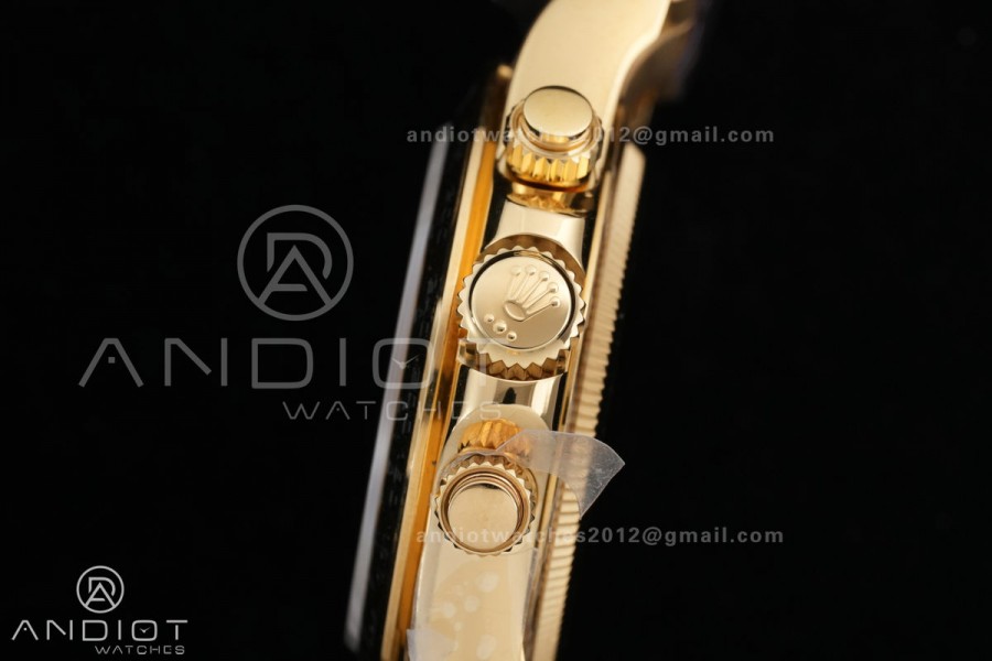 2025 Daytona 126508 QF 1:1 Best Edition Green/YG Dial on YG Bracelet QF4131 V6 (Gain Weight)