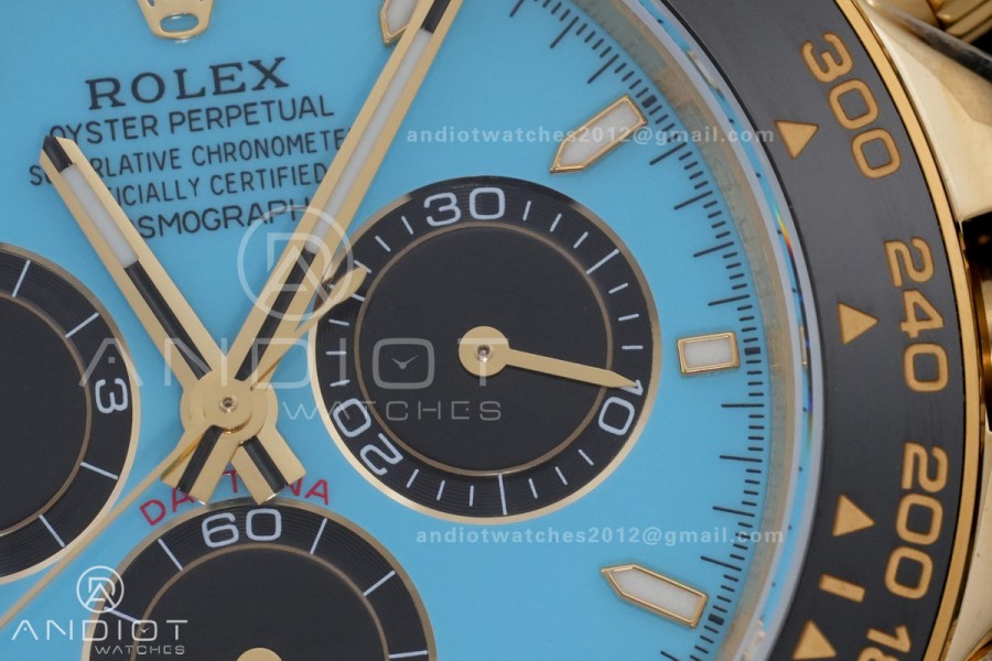 2025 Daytona 126518 QF 1:1 Best Edition Turquoise Dial on Oyster-flex Strap QF4131 V10 (Gain Weight)