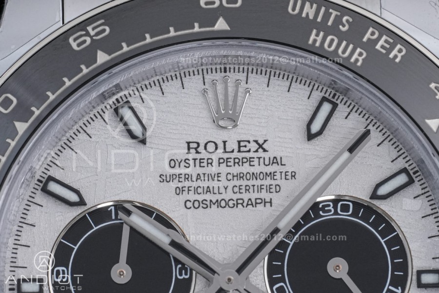 2025 Daytona 126519 QF 1:1 Best Edition Meteorite Dial on Oysterflex Strap QF4131 V10 (Gain Weight)