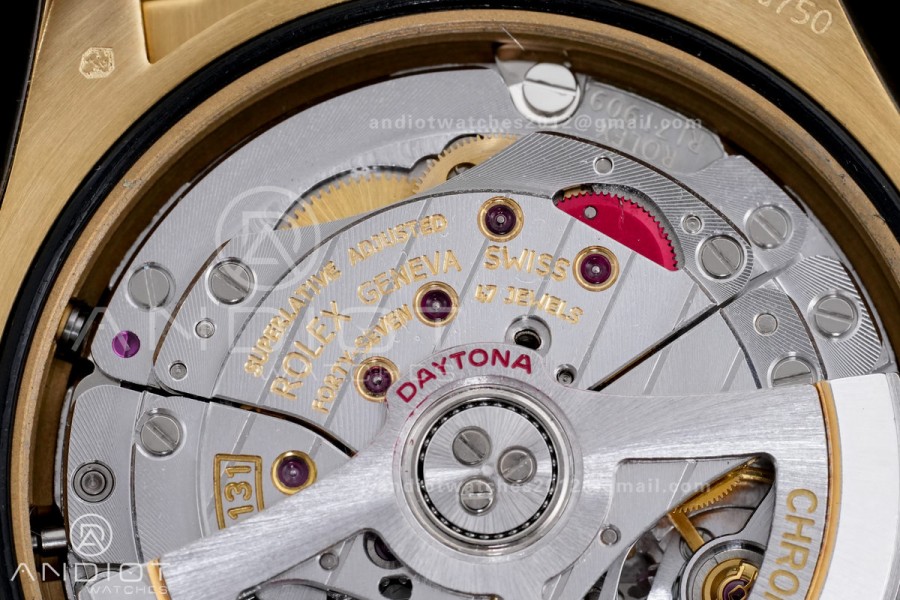 2025 Daytona 126518 YG QF 1:1 Best Edition Meteorite Dial on Oysterflex Strap QF4131 V10 (Gain Weight)