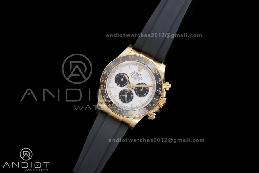 2025 Daytona 126518 YG QF 1:1 Best Edition Meteorite Dial on Oysterflex Strap QF4131 V10 (Gain Weight)