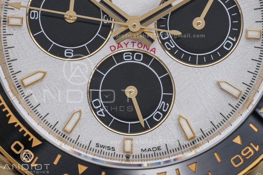 2025 Daytona 126518 YG QF 1:1 Best Edition Meteorite Dial on Oysterflex Strap QF4131 V10 (Gain Weight)