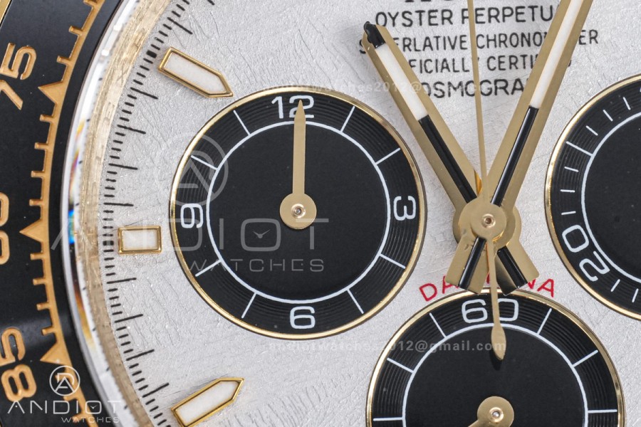 2025 Daytona 126518 YG QF 1:1 Best Edition Meteorite Dial on Oysterflex Strap QF4131 V10 (Gain Weight)