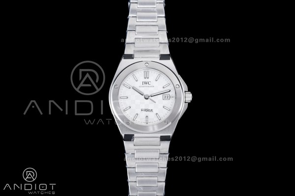 V7 Factory IWC Ingenieur IW328902 White V2 Dial On SS Automatic A2892