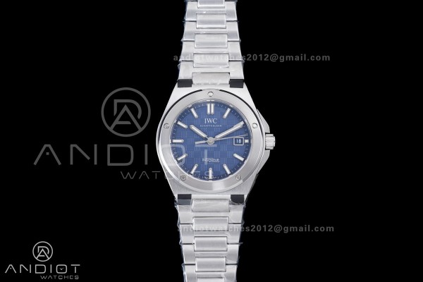 V7 Factory IWC Ingenieur IW328907 Blue V2 Dial On SS Automatic A2892